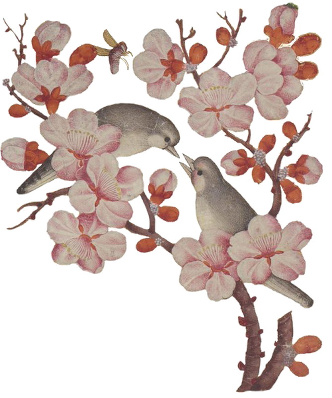 Birds on blossoming branches, Freer Gallery of Art, F1945.9a